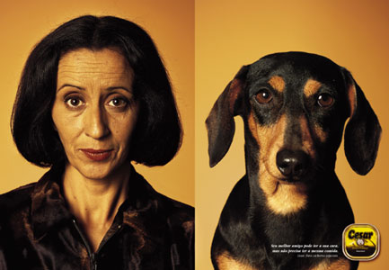 The wonderful dog of Miss Black Woman